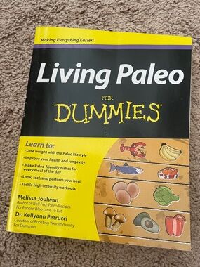 Living Paleo for Dummies Soft Cover Book